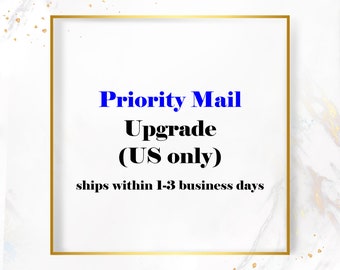 USPS Priority Mail Upgrade: 1-3 Day Shipping