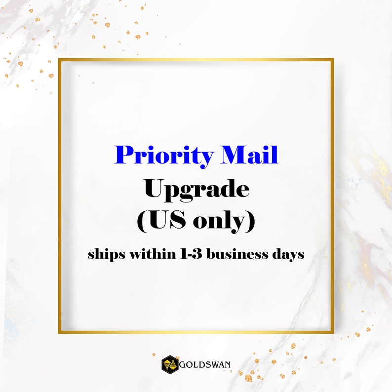 RUSH Processing PRIORITY upgrade / ships within 1-3 business days / make sure your address and items are correct image 1