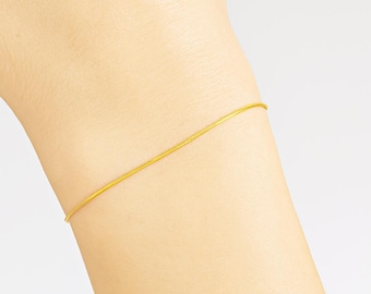 14K Gold Plated Snake Chain: Delicate Brass Jewelry Making (1 Meter)