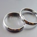 4 adjustable free size shiny rhodium silver plated brass rings, band rings, ring making, jewelry rings B091-BR