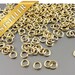 10 grams (approx. 200 pieces) heavy duty brass jump rings, gold plated brass jumprings, 5mm 20 gauge flush cut B005BBG-205
