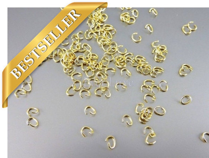 10 grams delicate oval shaped rings, thin brass jump rings, thin jumprings, small jumprings for jewelry makingB058-BG 