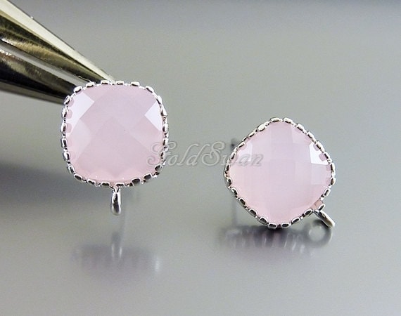 Pink ice shop earrings