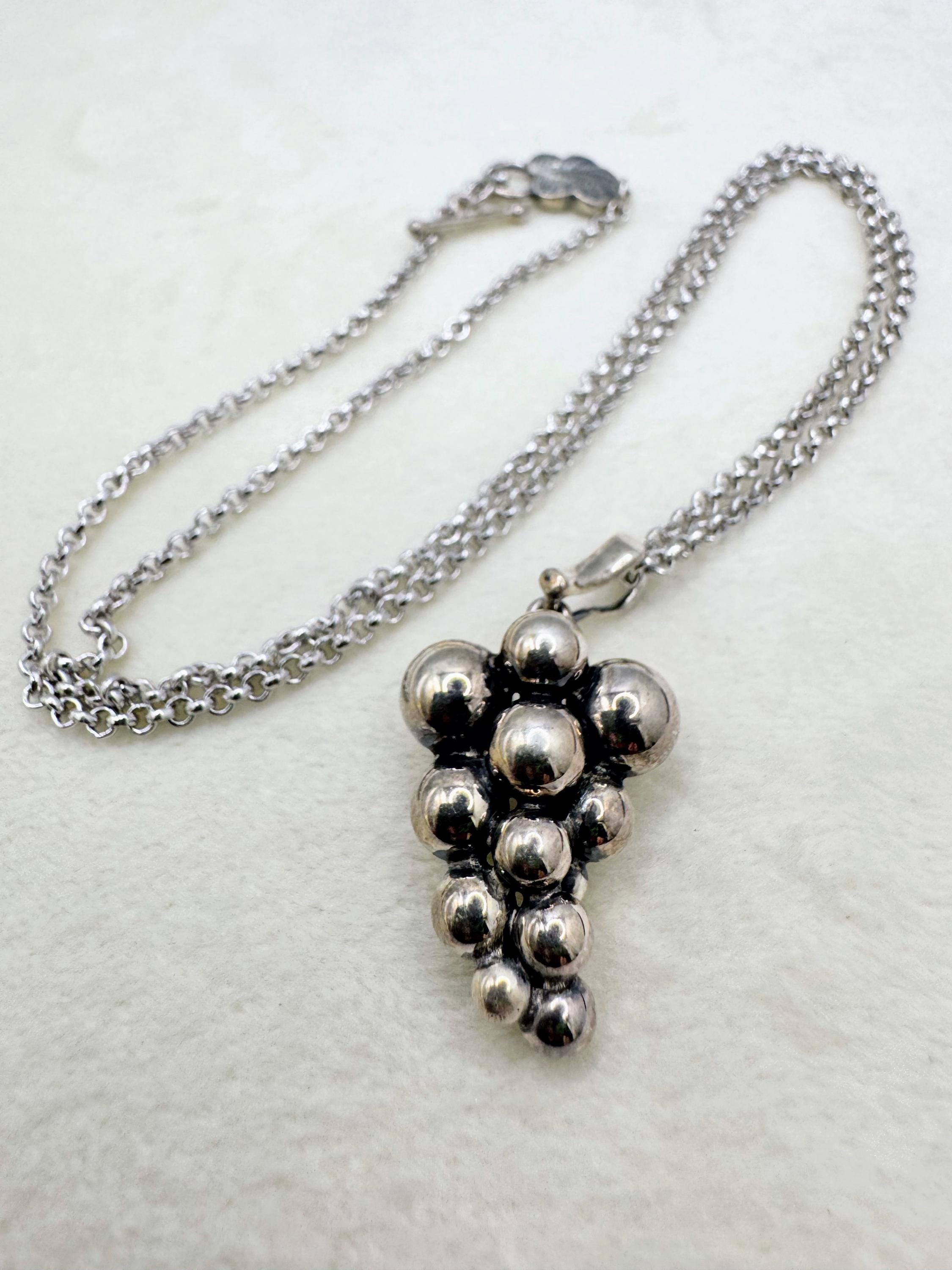 Georg Jensen Moonlight Grapes Necklace - Etsy