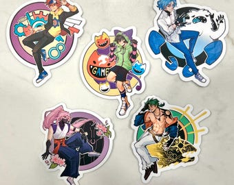 SK8 the Infinity stickers Reki Langa Miya Cherry Joe