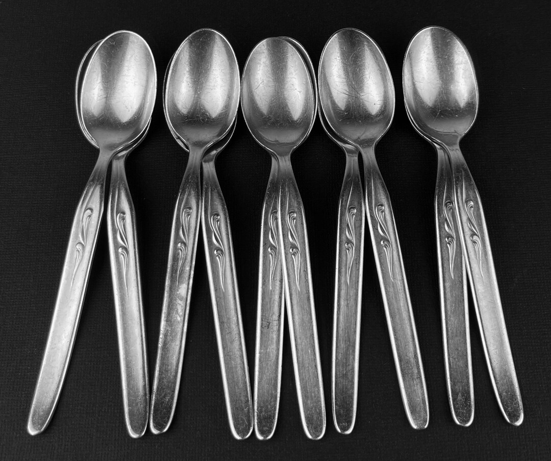 Set 10 X Coffee Spoons 5 5/8