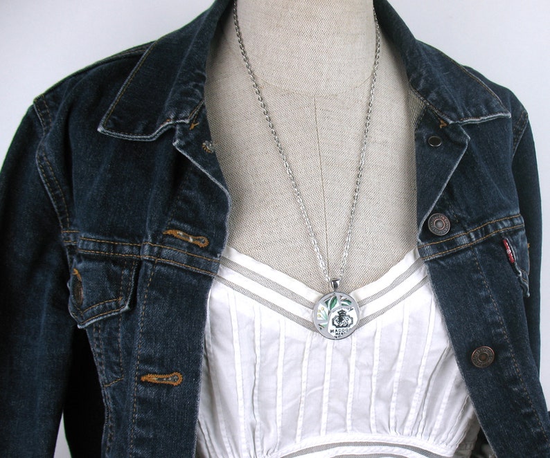 Vintage China Mosaic Necklace Maddock Bone China England Lion Backstamp 1935 upcycled handmade