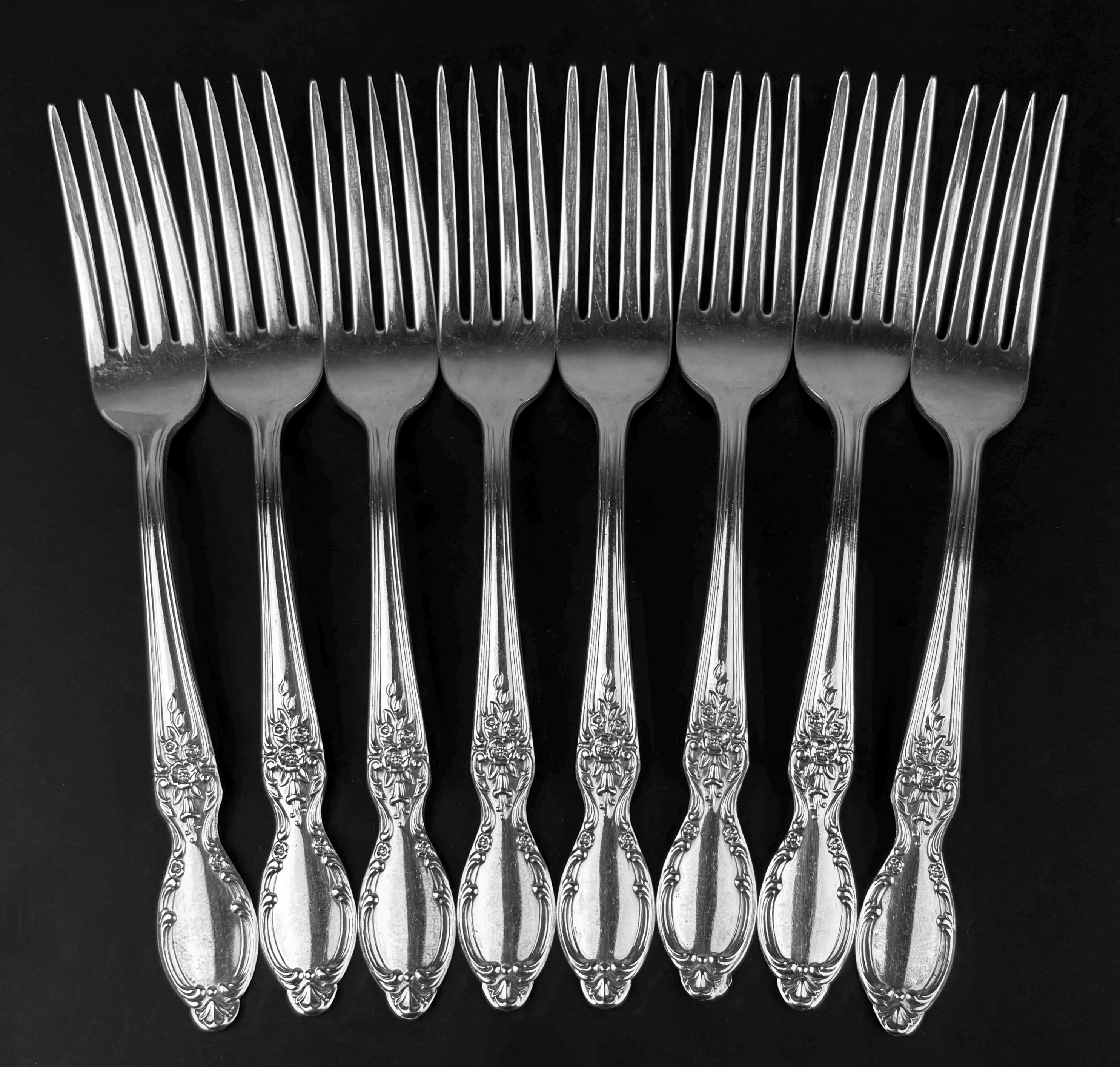 Wm Rogers Silverware Victorian Rose - Etsy Canada