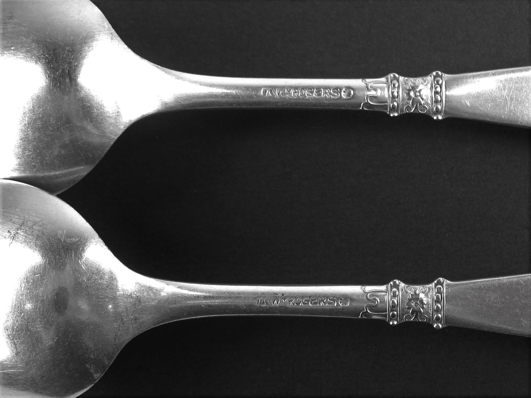 10 Antique Teaspoons Athens 1884 Pattern Made by Wm Rogers Rustic ...