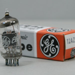 New Old Stock 12AZ7A Vintage Dual Triode Tube General Electric 1979 - Tested Strong
