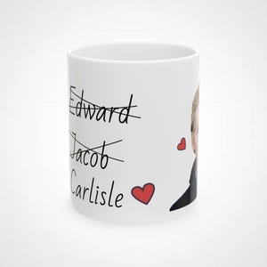 Carlisle Cullen Twilight Mug | Cullen Family Cup | Forks Washington Gift | Twilight Saga Inspired Merch | Vampire Aesthetic Mug