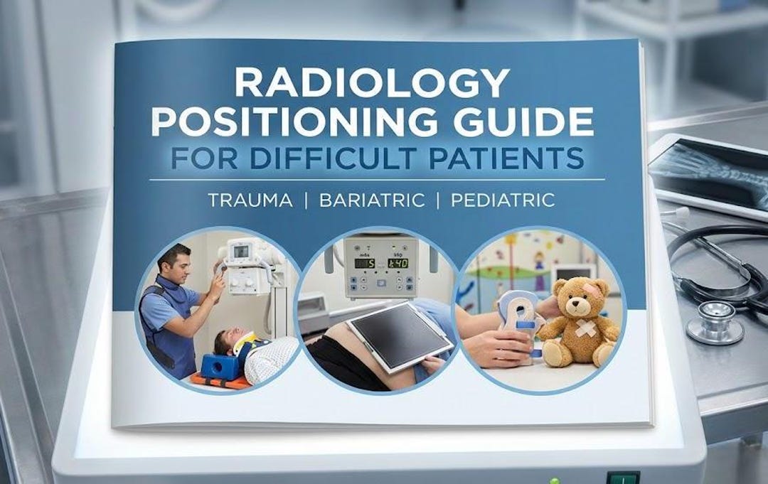 Positioning Rad Tech Radiology Positioning Guide for Difficult Patients | Trauma, Bariatric ...
