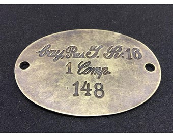 Identification Tag - WW1