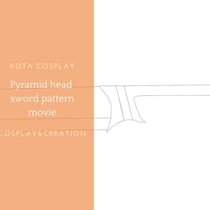 MODÈLE / PDF / PATRON Pyramid Head Film couteaux