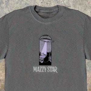 Maglietta Mazzy Star UFO Cat: maglietta grunge vintage anni &#39;90