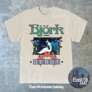 Bjork Debut T-shirt v3 | Gift Idea | Vintage Style | Cool t-shirt | Retro tee | Festival | Music T-Shirt | 90s Style | y2k