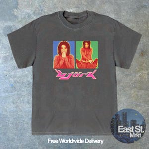 Bjork T-shirt v4 | Gift Idea | Vintage Style | Cool t-shirt | Retro tee | Festival | Music T-Shirt | 90s Style | y2k | 00s