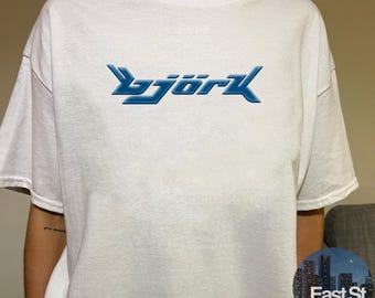 Camiseta de Björk: estilo retro de los 90, años 2000 y 2000
