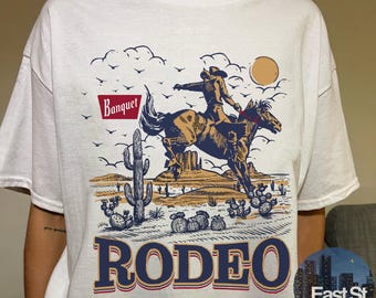 Vintage Rodeo Cowboy T-shirt: Western Style Retro Tee