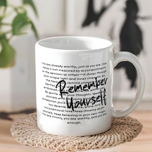 Note To Self PNG, Remember Yourself PDF, Motivational Sublimation, Mental Health PNG, Positive Dear Person Behind Me,  Digital Print