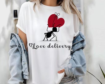 Valentine’s Day Gift, Love Printable PNG, Romantic Anniversary Sublimation Design for T-Shirts, Sweatshirts, Pillow, Tote Bag, Digital Print