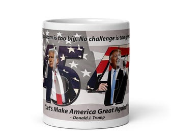 Donald Trump 11oz Coffee Mug by POTUS 45 47