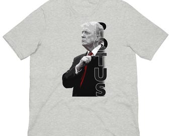 Donald Trump "POTUS" T Shirt in Grey by POTUS 45 47