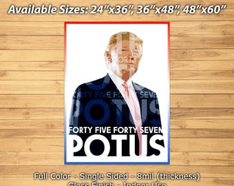 Donald Trump POTUS Poster by POTUS 45 47