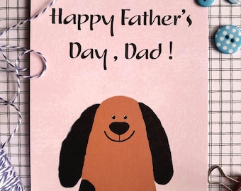 Happy Father's Day card, pretty Happy Father's Day card, Father's Day card.