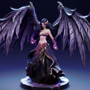 Morgana - Peint à la main | Statue en résine | objet de collection | CA3D