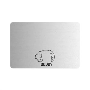 Personalized Pet Food Mat for Dogs, Custom Dog Bowl Mat, Cute Pet Decor, Non-Slip Feeding Mat, Dog Lover Gift