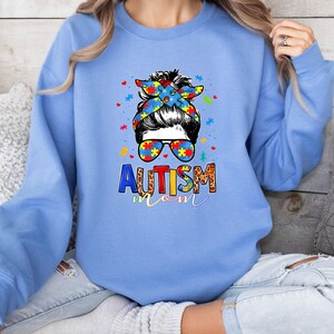 Autismus Mama Shirt, Frauen Autismus Shirt, Autismus Mama Geschenk Shirt, Autismus Bewusstsein Shirt, Autismus Mutter Held, Bewusstsein Autismus, Autismus Mutter Geschenk