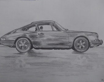 1969 911 Porshe - Hotrod Art - Classic Cars