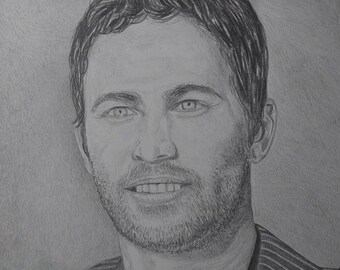 Pencil Portrait - Paul Walker