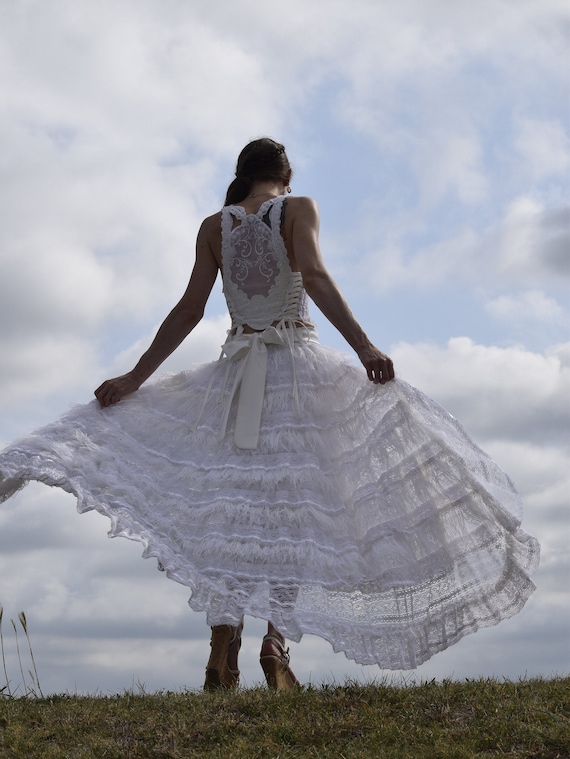 Custom Wedding Gown - Silk Lining - Ostrich Feather, Lace, Tulle, Beading