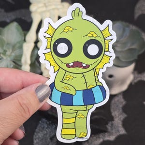 Swamps | Creature Sticker | Monster Art | Monster Sticker | Creature from the Black Lagoon