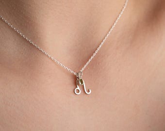 Zodiac Sign Necklace, Personalized Astrology Necklace, Horoscope Pendant, Custom Star Sign Gift, Celestial Gift, Mother's Day Gift,Christmas