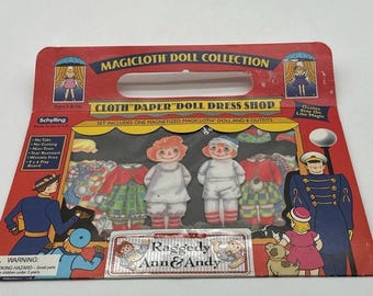 MagiCloth Doll Collection ~ Classic Raggedy Ann and Andy ~200
