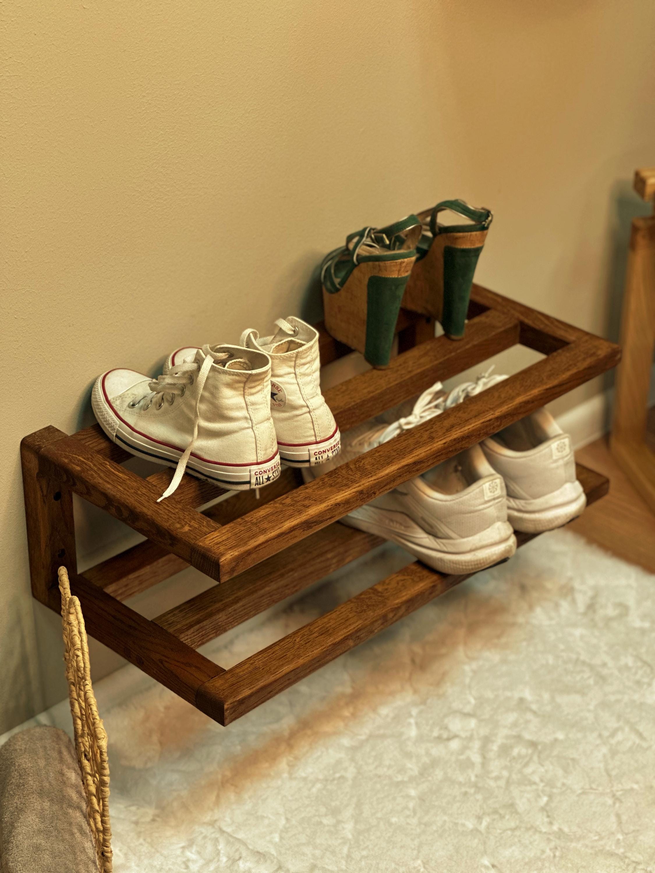 Vencipo Etagère Murale En Bois Pour Rangement Epices Cuisine, Porte Clé