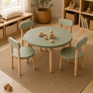 【ジモティー割引で最大15％OFF⭐️】  unico ラウンドテーブル＆チェア2脚セット ADDAY  round dining table/DALE arm chair Round Table 2 Chairs - Etsy