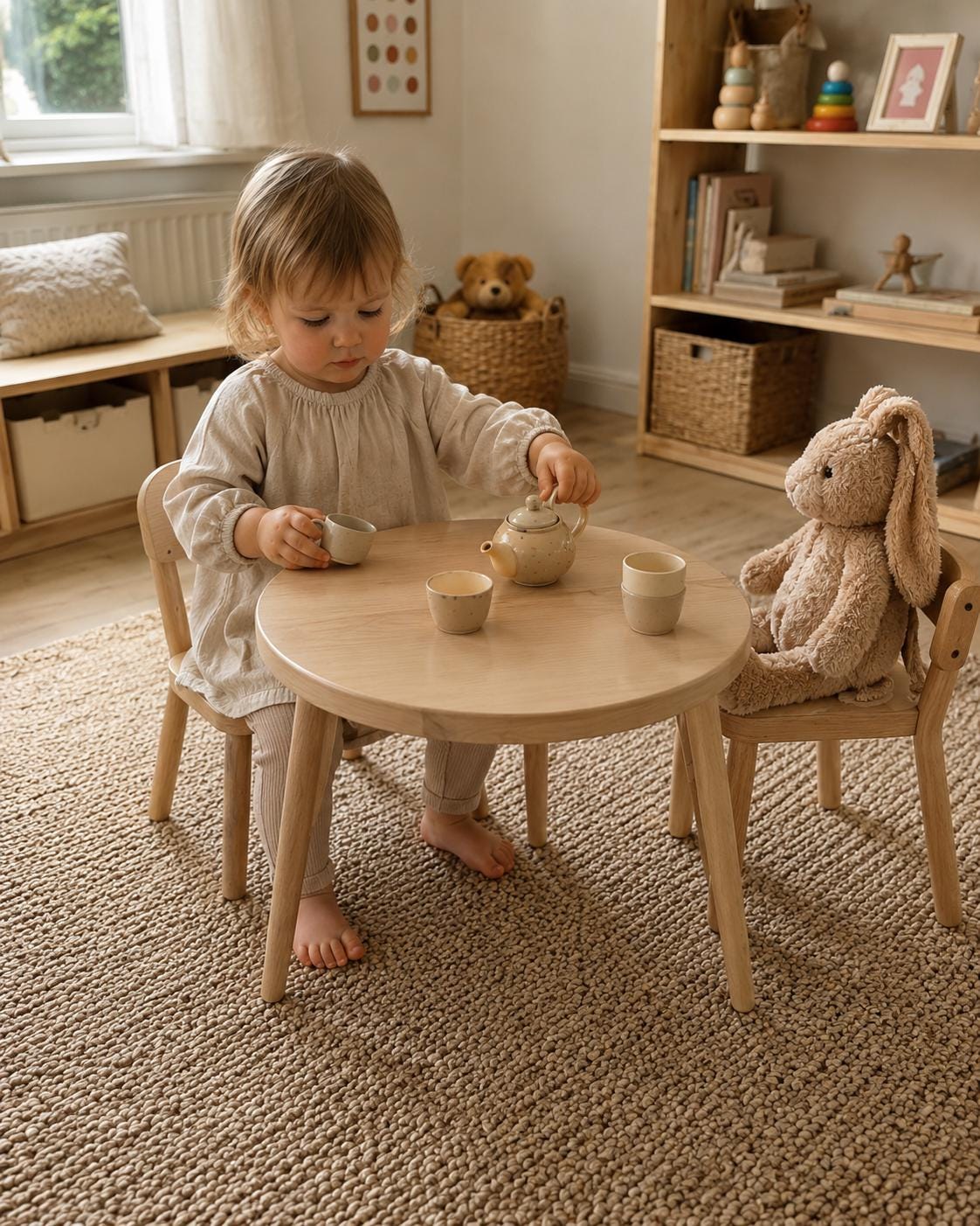 天然木 ミニチュア　子ども椅子 小さな木製の子供用椅子 - Etsy 日本