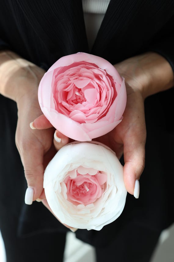 Bomboniere artigianali | candele fatte a mano | Fiore fatto a mano