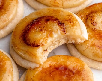 DAS BESTE REZEPT für Creme Brûlée Kekse – Crispy & Creamy Treat.