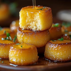 Southern Honey Butter Cornbread Poppers Recipe (Digital Download)