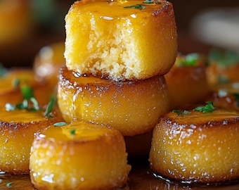 La mejor receta de poppers de pan de maíz con mantequilla y miel al estilo sureño. Descargar.