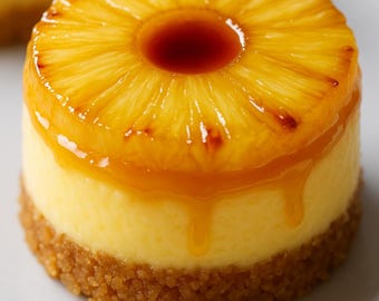 Mini Pineapple Upside-Down Cheesecake Recipe (Download)