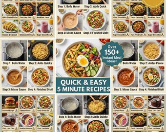 Quick and Easy 5 Minute Recipes - Instant Meal Ideas Download.