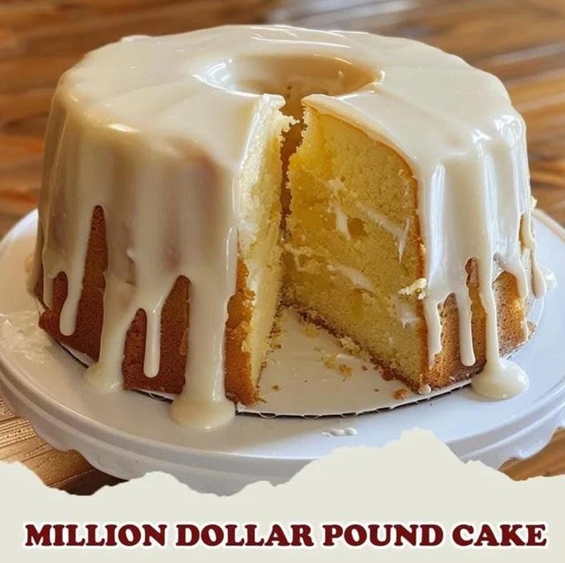 Million Dollar Pound Cake Recipe - Easy Baking Guide - Etsy