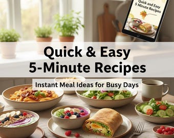 Quick and Easy 5 Minute Recipes - Instant Meal Ideas Download.