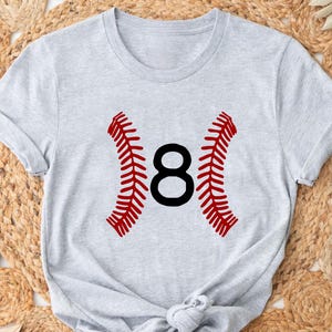 Baseball Numbers Shirt, Baseball Custom Birthday Shirt, Custom Baseball Shirts, Baseball Boy, Baseball Mom Shirt, Personalized Baseball Tees